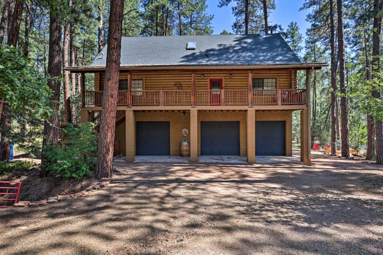 Strawberry Cabin With 2-Story Deck Dogs Welcome! Pine Exterior photo