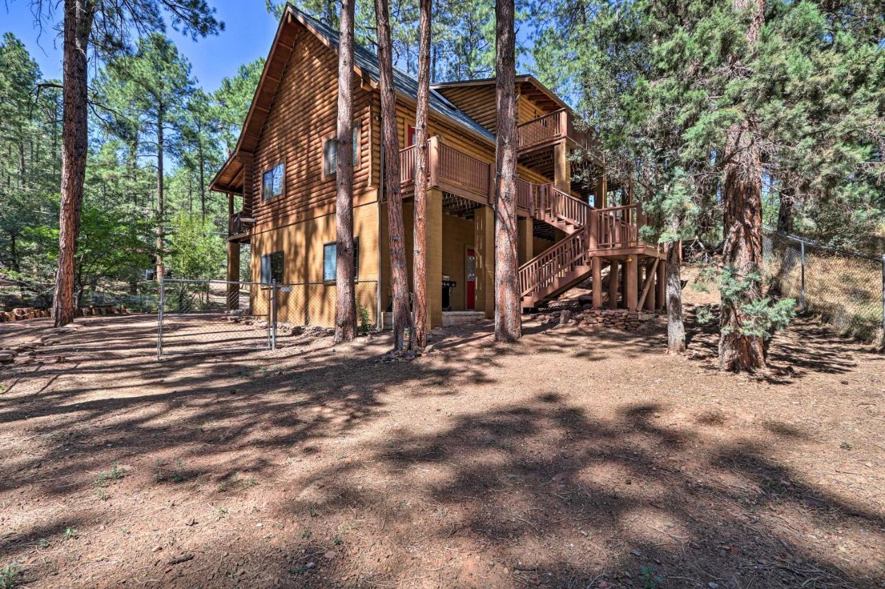 Strawberry Cabin With 2-Story Deck Dogs Welcome! Pine Exterior photo